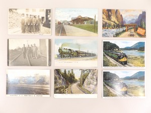 Antique and Vintage Railroad Real Photo (RPPC) etc. Postcards