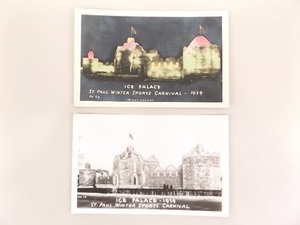 2 Real Photo Postcards (RPPC)&nbspof the 1939 St. Paul Winter Carnival