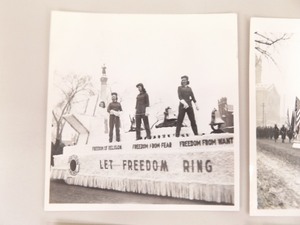 Lot of WWII Era St. Paul Winter Carnival Parade Photos