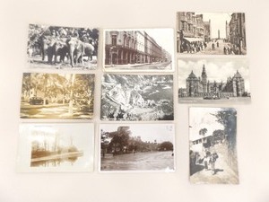 Lot of Vintage Real Photo Postcards (RPPC) of Foreign Places