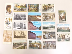 Lot of Misc Antique and Vintage Military Postcards