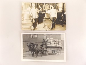 2 Antique Real Photo Postcards (RPPC) of Tradesmen