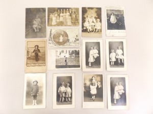 Lot of Antique Real Photo Postcards (RPPC) of Children