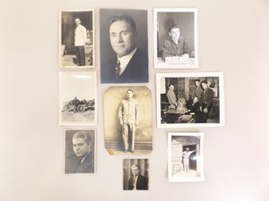 Lot of Antique and Vintage Photos of Men