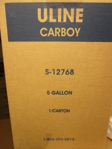 lot 215 image: ULINE CARBOY 5-GALLON FAUCET (SPIGOT) CONTAINERS - NEW