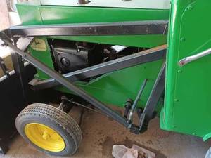lot 2 image: 2000 Home Made Tractor with Home Made Loader and Cab Powere by a 32 hp. Kohler Engine
