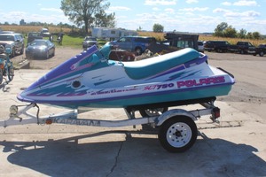 1995 Polaris SLT 750 Jet Ski w Trailer