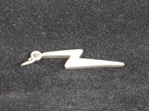 lot 40 image: Sterling Silver Lightning Bolt Pendant