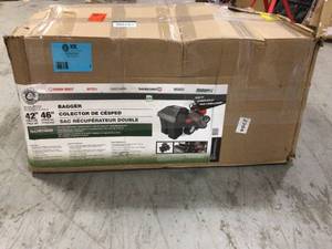 Original Equipment 42 in. and 46 in. Double Bagger for Troy-Bilt and Craftsman Lawn Mowers (2010 and After) by MTD Genuine Factory Parts Customer Returns See Pictures
