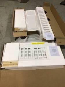 White Twin Over Full Bunk Bed with Trundle and Stairs for Kids by Harper & Bright Designs Customer Returns See Pictures
