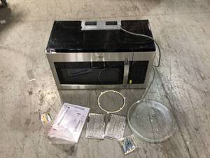 GE 1.6-cu ft Over-the-Range Microwave (Stainless Steel) Customer Return See Pictures