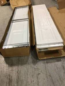 Lot of 2 Garage Door one door slight damaged Customer Returns See Pictures