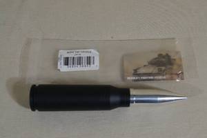 lot 37 image: 25mm Bushmaster Steel Shell Casing Beer Tap Handle