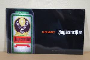 lot 31 image: Tin Jagermeister Sign