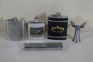 lot 35 image: Flasks, Jagermeister Stag Head Shot Glass