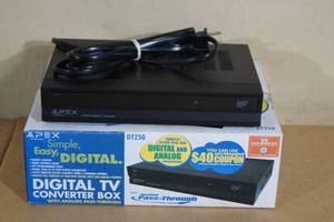 lot 64 image: Apex DT250 Digital TV Converter Box