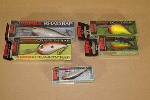 lot 127 image: Rapala Crank Bait Fishing Lures