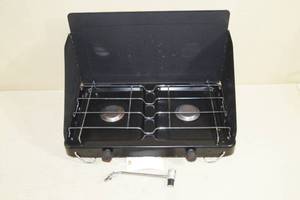 lot 136 image: Dual Burner Propane Camping Stove