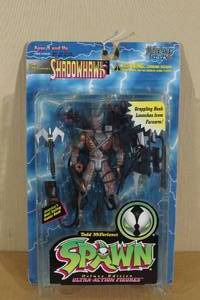 lot 157 image: Vintage McFarlane Toys Spawn Shadowhawk Action Figure