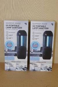lot 189 image: 2 Sharper Image UV Portable Lamp Sanitizers