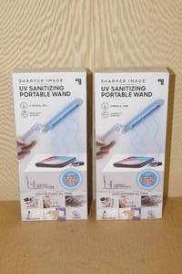 lot 190 image: 2 Sharper Image UV Sanitizing Portable Wands
