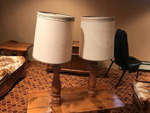 lot 13 image: Pair of Lamps