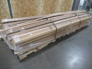 WHOLESALE MIXED PALLET OF MAHOGANY RANCH TRIMMOULDING - 1132 x 2 34 x 12