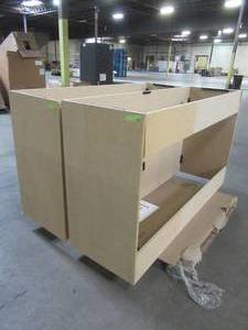 WHOLESALE MIXED PALLET OF (2) ASHLEY FURNITURE,  FURNITURECABINETS 63 12 x 19 58 x 36 12 Tall