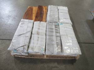 WHOLESALE MIXED PALLET OF MISCELLANEOUS WALNUT LIVE EDGE OR CUT PIECES