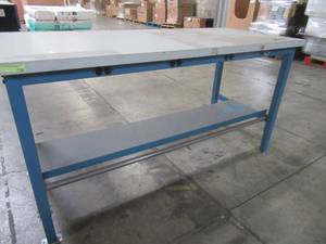 30 X 72 Workbench With Power Strip and Adjustable Legs.