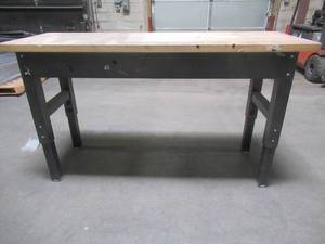 Gladiator 25 x 72 Workbench With Adjustable Legs.