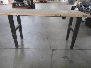 Gladiator 25 x 72 Workbench With Adjustable Legs.