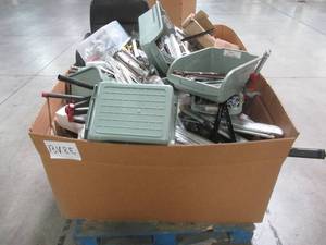 WHOLESALE MIXED PALLET OF MISCELLANEOUS DRAWER SLIDES, FURNITURE AND MORE