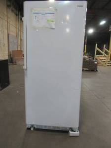Danby Designer 16.7 Cu. Ft. White Upright Freezer, DUF167A4WDO - Working Well,  Slight Scratch and Dent.