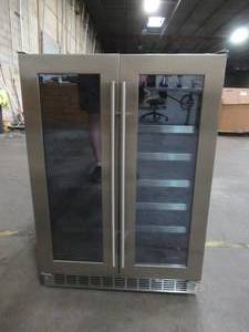 Danby Silhouette Series Lorraine 24 Inch 4.7 cu. ft. Capacity Freestanding Glass Door Beverage Center, DBC047D3BSSPR - Works Well, Slight Scratch and Dent.