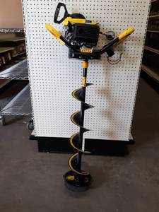 lot 43 image: Jiffy Pro4 8 Propane Ice Auger - Auger Shaft is about 36 Long - Tested and Runs Well - NO SHIPPING