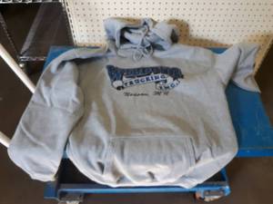 lot 47 image: NEW WILDUNG TRUCKING Nassau, MN Hooded Sweatshirt - Size Large - SHIPPING AVAILABLE