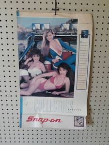 lot 260 image: SNAP-ON 1991 Girly Calendar - Measures about 22 x 13 - SHIPPING AVAILABLE