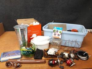 lot 277 image: Large Lot of Misc. - Toys, Duck Pot, Fishing Reels and More - NO SHIPPING