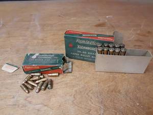 lot 582 image: Lot of (50) 30 Cal. Remington Cartridges and (10) 30-40 Paper Cartridge Blanks - SHIPPING AVAILABLE WITH SPEEDEE ONLY