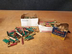 lot 584 image: Large Lot of Vintage 12 Gauge and 410 Shells - SHIPPING AVAILABLE WITH SPEEDEE ONLY