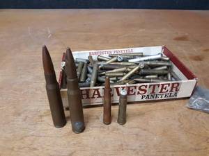 lot 594 image: Lot of Vintage Rifle Cartridges - Some WW2 - SHIPPING AVAILABLE WITH SPEEDEE ONLY