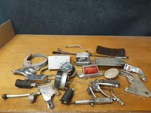 lot 617 image: Large Lot of Harley Davidson Parts and More - NO SHIPPING