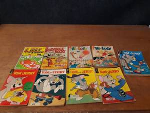 lot 665 image: Lot of (14) Tom and Jerry, Hi and Lois, Bullwinkle and Rocky, Hot Stuff Comic Books - 12 to 30  - SHIPPING AVAILABLE