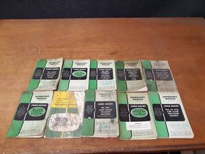 lot 693 image: Lot of (10) Vintage John Deere Operators Manuals - SHIPPING AVAILABLE