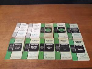 lot 696 image: Lot of (10) Vintage John Deere Operators Manuals - SHIPPING AVAILABLE