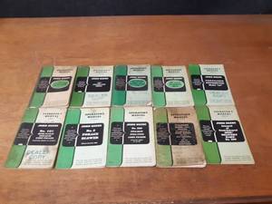lot 697 image: Lot of (10) Vintage John Deere Operators Manuals - SHIPPING AVAILABLE