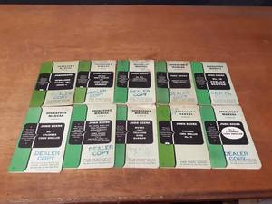lot 699 image: Lot of (10) Vintage John Deere Operators Manuals - SHIPPING AVAILABLE