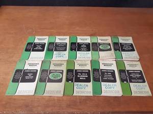 lot 700 image: Lot of (10) Vintage John Deere Operators Manuals - SHIPPING AVAILABLE