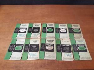 lot 701 image: Lot of (10) Vintage John Deere Operators Manuals - SHIPPING AVAILABLE